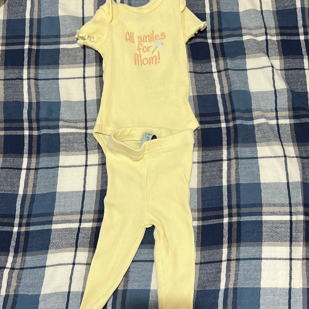 Charlotte and star baby girl outfit